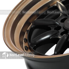 Xxr 002.5 15x8 4x100 4x114.3 20 Flat Blackbronze Wheels Fits Acura Integra Dc2