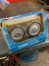Nos Hawk Dual Gauge Kit Oil Pressure Amperes Vintage Gasser