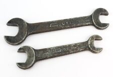 Vintage Ford Motor Company Steel Open Ended Box Wrench Set - Made In U.s.a.