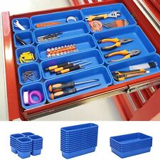 42 Pack Tool Box Organizer Tool Tray Dividers Rolling Tool Chest Cart Cabine...
