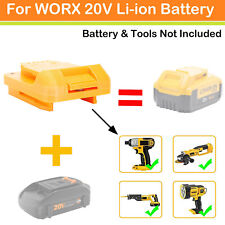 New Battery Adapter For Worx 20v Max Li-ion Battery For Dewalt 20v Cordless Tool