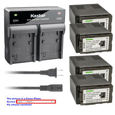 Kastar Battery Dual Rapid Charger For Panasonic Vw-vbg6 Ag-hmc73mc Ag-hmc80