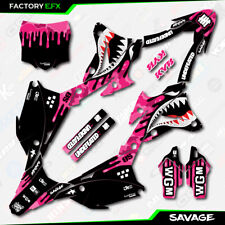 Pink Savage Camo Racing Graphics Kit Fits 14-21 Kawasaki Kx85 Kx 85 Decal