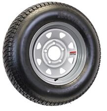 Mounted Trailer Tire On Rim St21575d14 Lrc 14x5.5 5-4.5 Silver Spoke Wheel