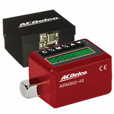Acdelco Arm302-4s 12 Electronic Digital Torque Adapter 12.5-250.7 Ft-lbs