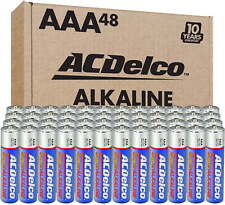 Acdelco Aaa Lr03 1.5v Super Alkaline Batteries 48 Count