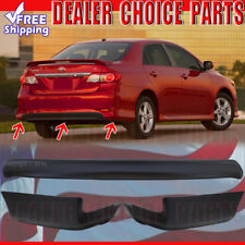 For 2011 12 2013 Toyota Corolla Factory Style 3pc Rear Bumper Chins Lip Body Kit