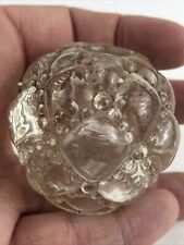 Vintage Detailed Clear Glass Shift Shifter Knob Architectural Salvage