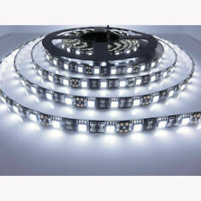 16ft Black Pcb 5050 Smd 300 Led Flexible Strip Lights Waterproof Tape Lamp 12v