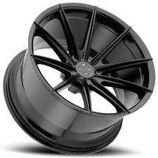 24 Blaque Diamond Wheels Bd-11 Gloss Black Rims And Tires With Tpms