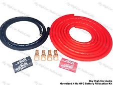 Oversized 4 Ga Ofc Battery Cable Relocation Kit 12 2- Wiring Imca Ump K2