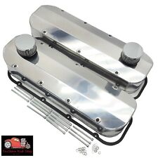 Big Block Chevy Polished Aluminum Fabricated Valve Covers Bbc 396 454 Gaskets