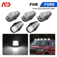 5pc 6000k Led Cab Roof Running Marker Light For 1984-1997 Ford F-150 F-250 F-350