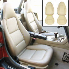 Fits Bmw Z3 1996-2002 Full Surround 2 Front Leather Seat Covers Beige