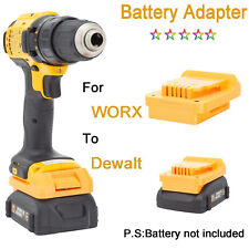 For Worx 20v 6-pin Lithium Battery Adapter To Dewalt 20v Cordless Power Tools