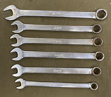Lot Of 6 Assorted Snap-on Metric Combo Wrench Wrenches....free Sh