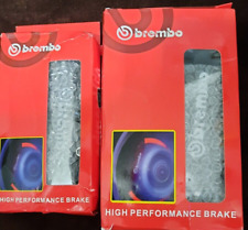 Black Brembo-style Abs Plastic Disc Brake Caliper Covers - 4pcs