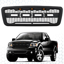 Raptor Style Front Bumper Upper Grill Grille Black For 2004-2008 Ford F150 F-150
