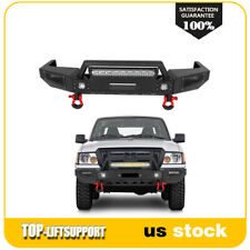 New Steel Front Bumper With Winch Plate Led Lights For 1998-2011 Ford Ranger
