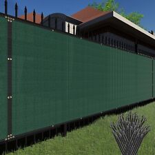 15ft Privacy Screen Fence Heavy Duty Green Mesh Shade Net Cover Wall Garden Yard