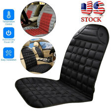 12v Car Heated Seat Cover Blackgray Cushion Warmer Heating Warming Pad Cover Us