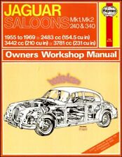 Jaguar Mk2 Shop Manual Mk1 Mk 2 Mkii Service 240 340 Repair Book Haynes Chilton