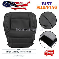 Driver Bottom Seat Cover Jet Black Perforated For 14-19 Gmc Sierra 2500hd 3500hd