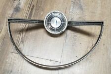 1966 Ford Galaxie 500 Chrome Steering Wheel Horn Ring Fomoco Oem