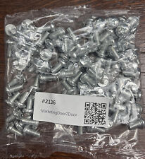 100 Qty - License Plate Screws For Mercedes Audi 2136 6mm X 12mm