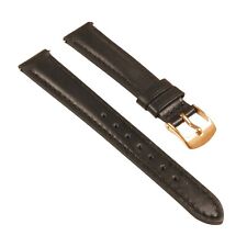 Strapsco Womens Classic Smooth Leather Watch Band - Quick Release Strap