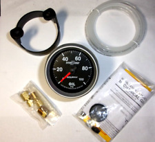 Autometer 7621 Sport Comp Ii 2-58 Mechanical Oil Pressure Gauge Kit 0-100 Psi