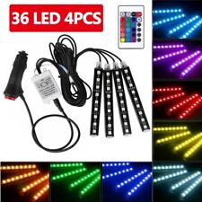 Led Car Interior Atmosphere Lights Strip Music Control Remote Truck Accessories