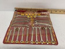 Vintage Oxwall 18pc Box And Open End Wrench Set Wholder Usa See Details A012