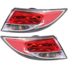 Tail Light Set For 2009-2013 Mazda 6 Left Right Halogen With Bulbs