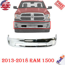 New Front Bumper Chrome Steel For 2013-2018 Dodge Ram 1500