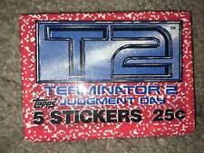 Terminator 2 Judgment Day Trading Sticker Packs Topps 1991 New Unopened