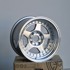 4 Pcs Rota Wheel Kyusha 15x9 4x100 0 67.1 Frsilver 4 Lip