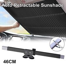 Auto Shade Car Retractable Curtain Front Windshield Sun Visor 46cm Uv Block Us