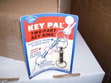 Vintage Nos Key-pal Ring Snap Lock Usa Accessory Ford Gm Chevy Hot Rat Rod 69 71