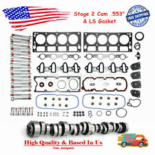 Ls Truck Stage 2 Cam Low Lift Camshaft .553 Gasket For Gm 4.8 5.3 6.0 6.2l