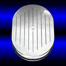 Ball Milled Air Cleaner Polished Aluminum For Big Block Chevy 396 427 454 502