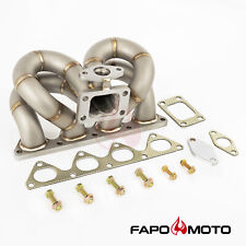 Fapo Turbo Manifold For Honda Civic Si Ex-r Del Sol B16 B18 Dohc Vtec T3 38mm Wg