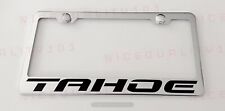 Tahoe Stainless Steel Chrome Finished License Plate Frame Holder
