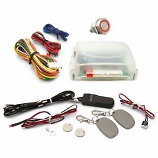 One Touch Engine Start Kit With Rfid - Red Illuminated Button Hot Rods