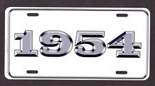 1954 License Plate Ford Chevy Dodge Plymouth Buick Olds Desoto Streetrod Rat Rod