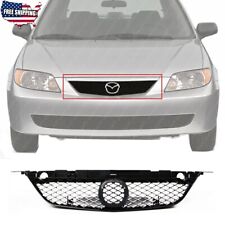 New Front Grille Black Shell And Insert Sedan For 2001-03 Mazda Protege Ma120016