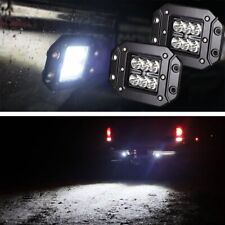 2 Flush Mount 24w Cree Led Cubic Pod Lights For Truck Jeep Off-road Atv