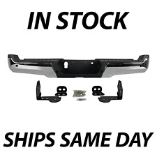 New Chrome Rear Bumper Assembly For 2017-2022 Ford F-250 F-350 Superduty W Park