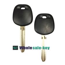 2 New Uncut Replacement Transponder Chip Key Blank For Toyota Vehicles Toy44d