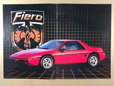 1984 Pontiac Fiero Introducing Vintage Print Ad